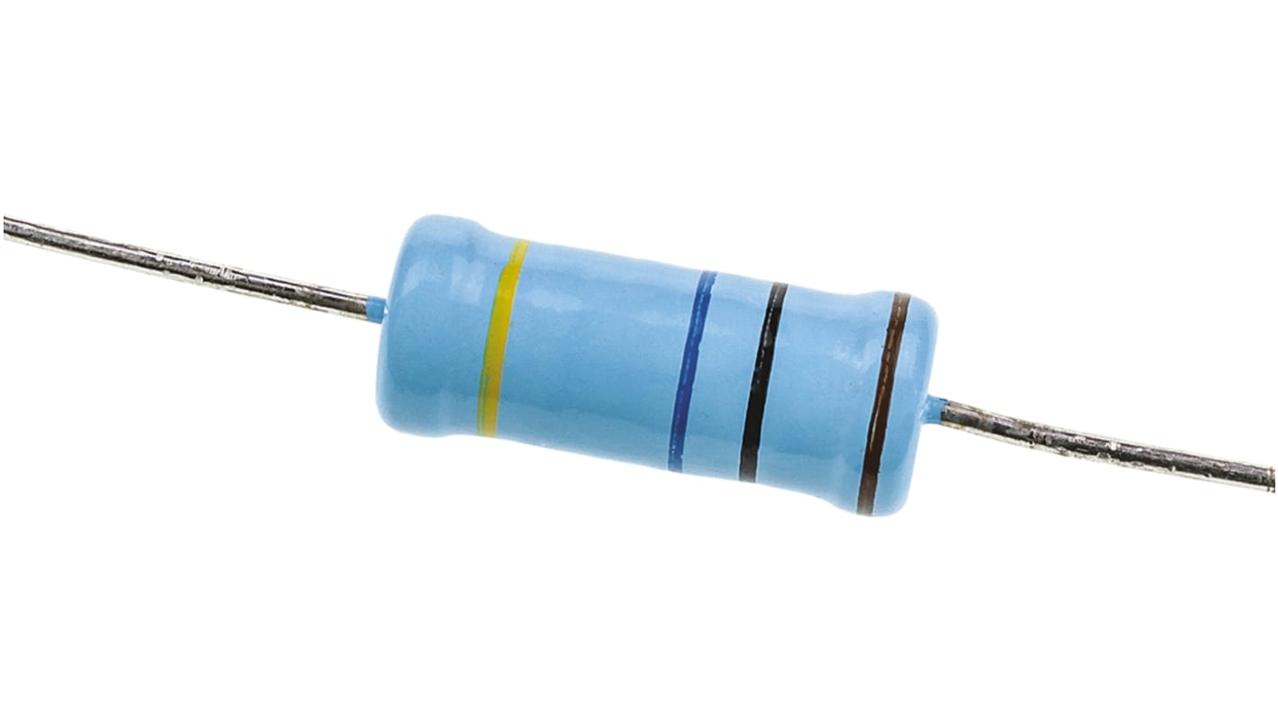 Vishay 金属釉电阻, 10MΩ, 1W, ±5%容差, ±200ppm/°C, VR68系列