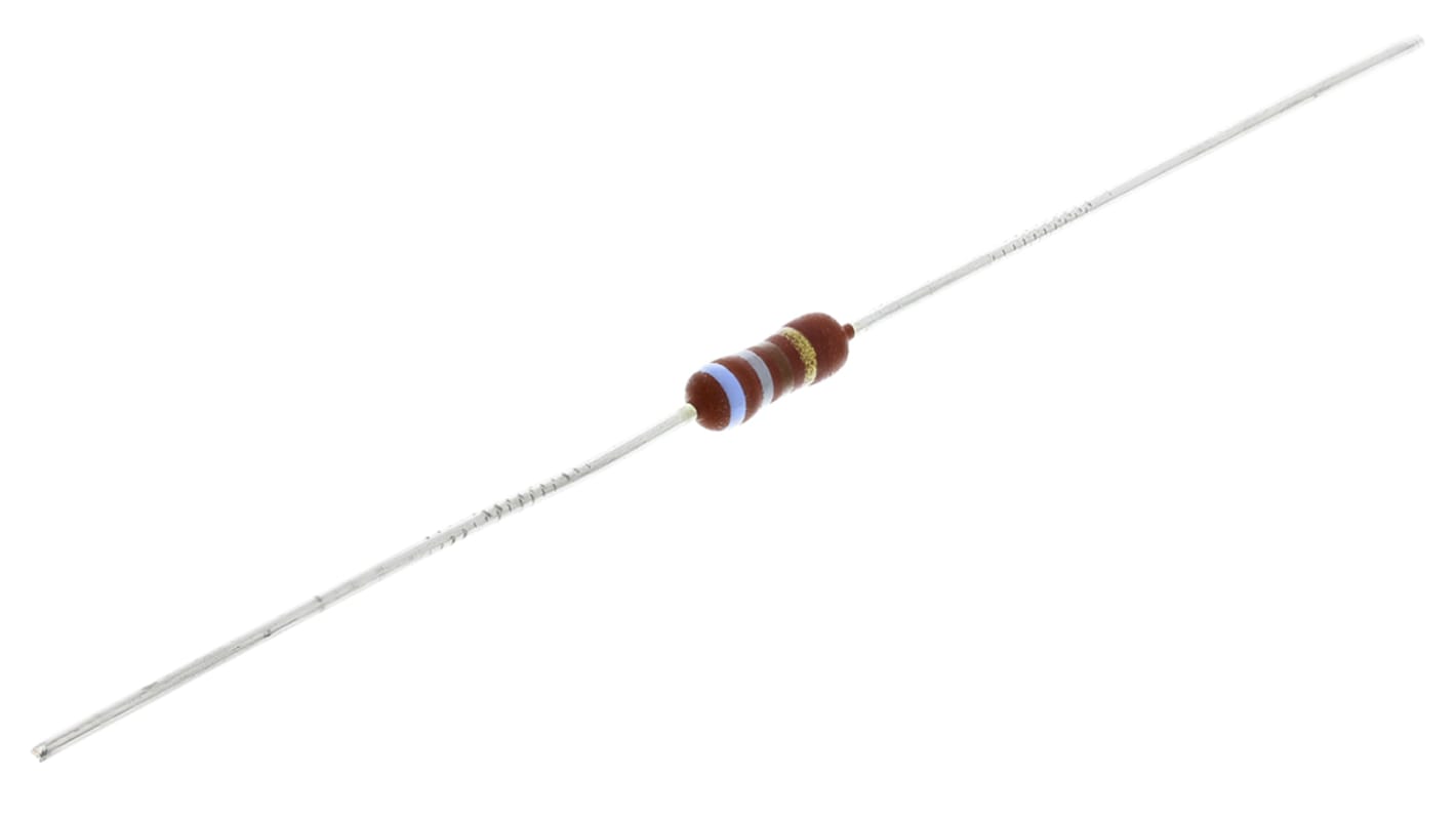 Vishay 金属膜电阻, 680Ω, 1W, ±5%容差, ±250ppm/°C, PR01系列