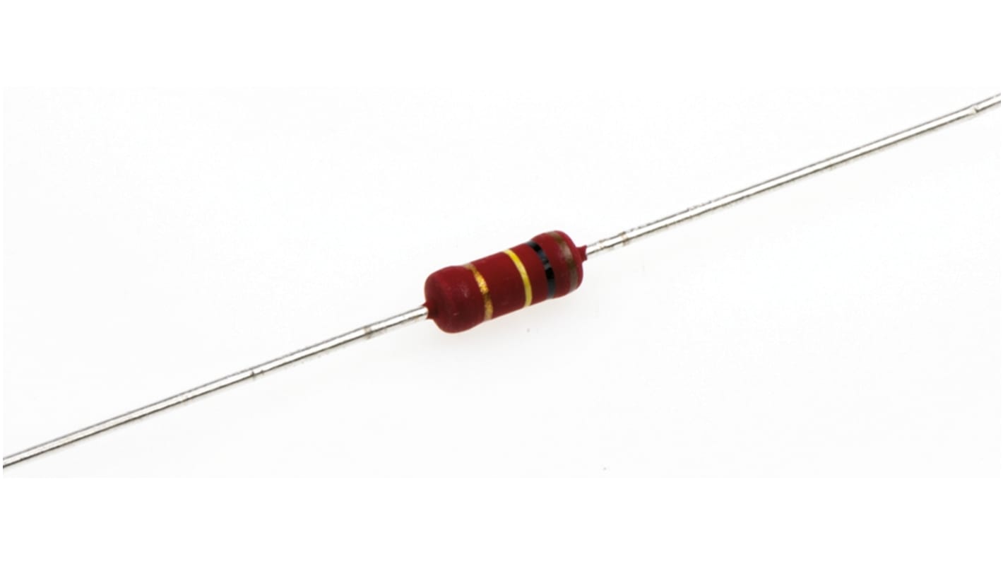 Vishay 金属膜电阻, 100kΩ, 2W, ±5%容差, ±250ppm/°C, PR02系列
