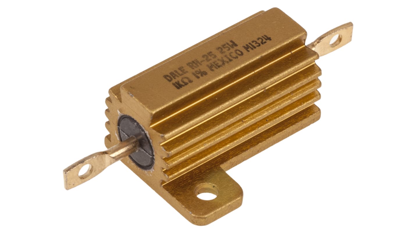 Vishay, 1kΩ 25W Wire Wound Chassis Mount Resistor RH0251K000FE02 ±1%