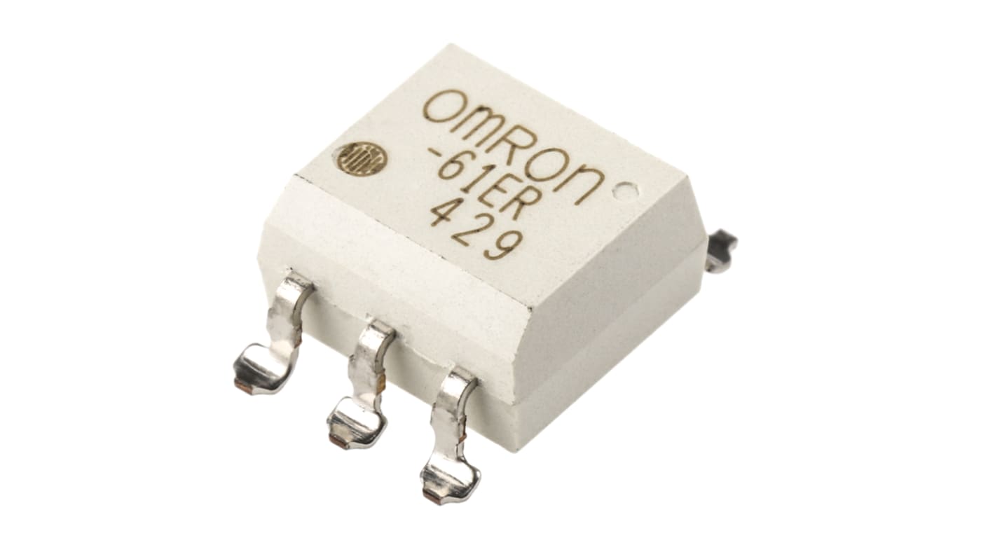 Relé de estado sólido Omron G3VM, contactos SPST, control Maximum of 1.48 V, carga 0 → 60V ac, 2.5 A máx.,
