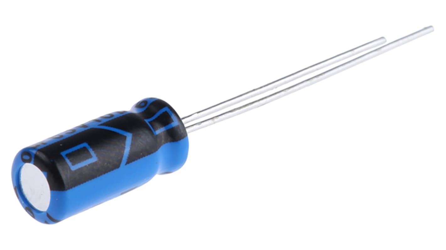 Vishay 10μF Aluminium Electrolytic Capacitor 63V dc, Radial, Through Hole - MAL203858109E3