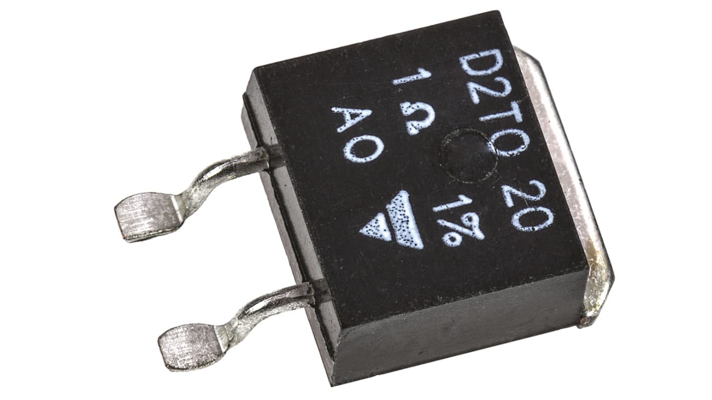Vishay 1Ω Metal Film SMD Resistor ±1% 20W - D2TO020C1R000FTE3