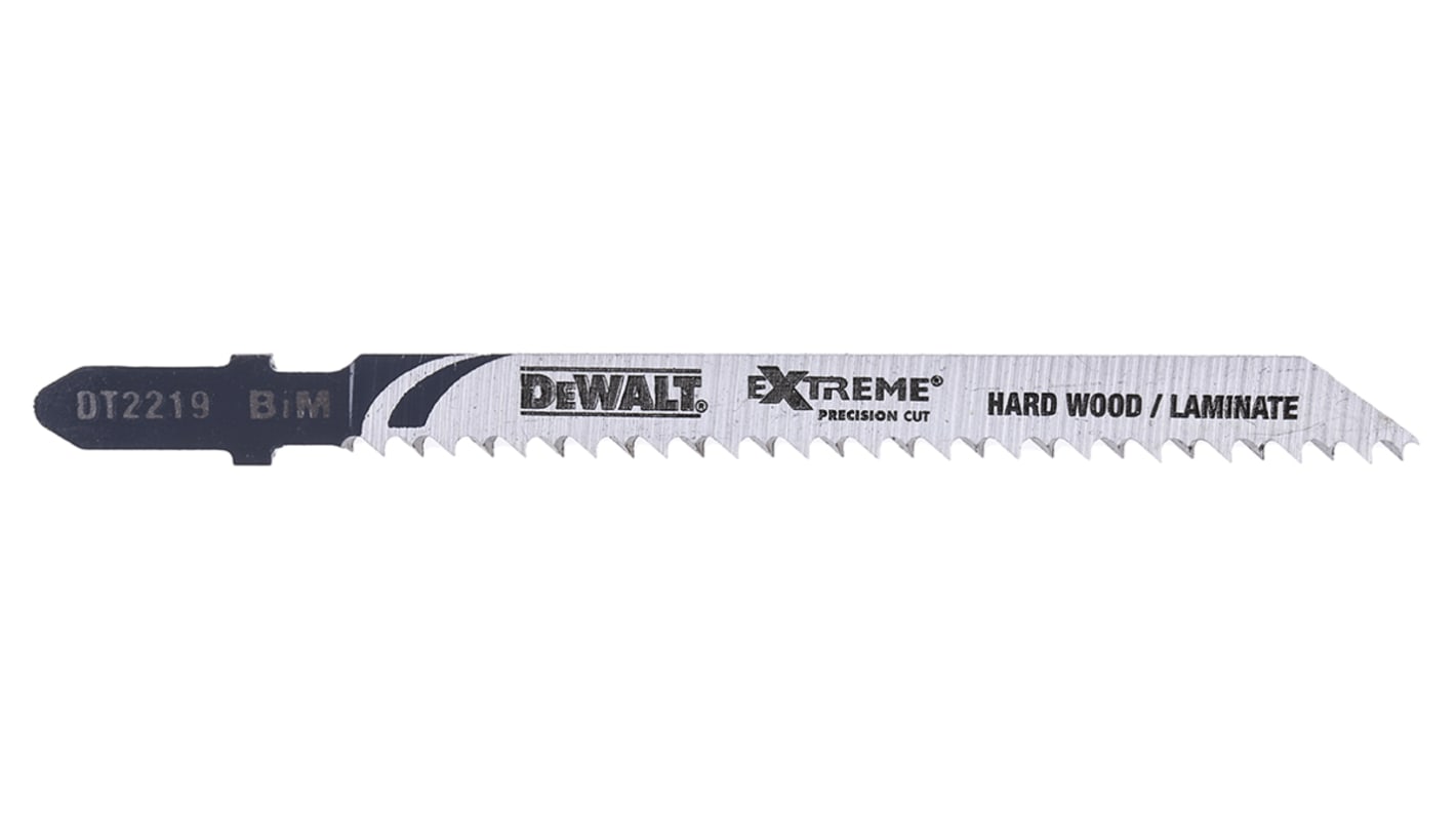 DeWALT, 10 Teeth Per Inch 75mm Cutting Length Jigsaw Blade, Pack of 3