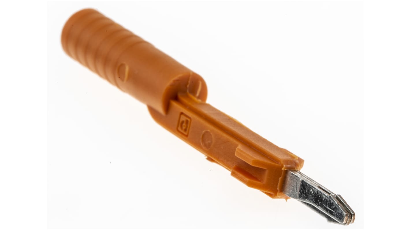 Phoenix Contact Orange, Male Test Connector Adapter