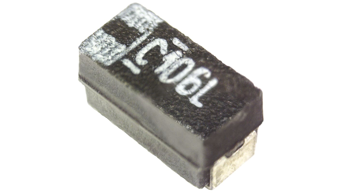 Vishay 10μF MnO2 Tantalum Capacitor 16V dc, 293D Series