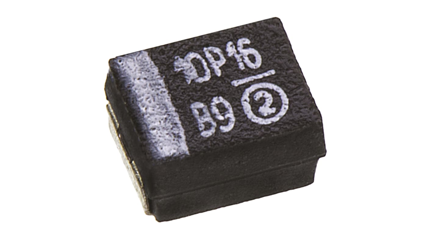 Tantalový kondenzátor, řada: 293D ±10% 10μF 16V dc, SMD, 3528-21 ESR 2Ω MnO2 Vishay