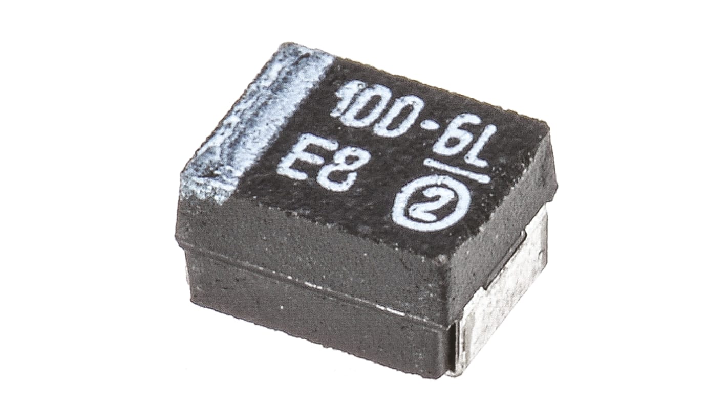 Vishay 100μF MnO2 Tantalum Capacitor 6.3V dc, TR3 Series