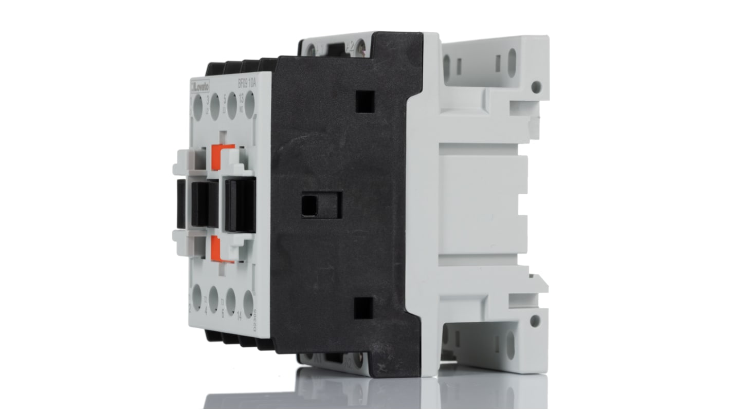 Contattore Lovato, serie BF, 3 poli, 3 NA, 9 A, 4 kW, bobina 230 V c.a.