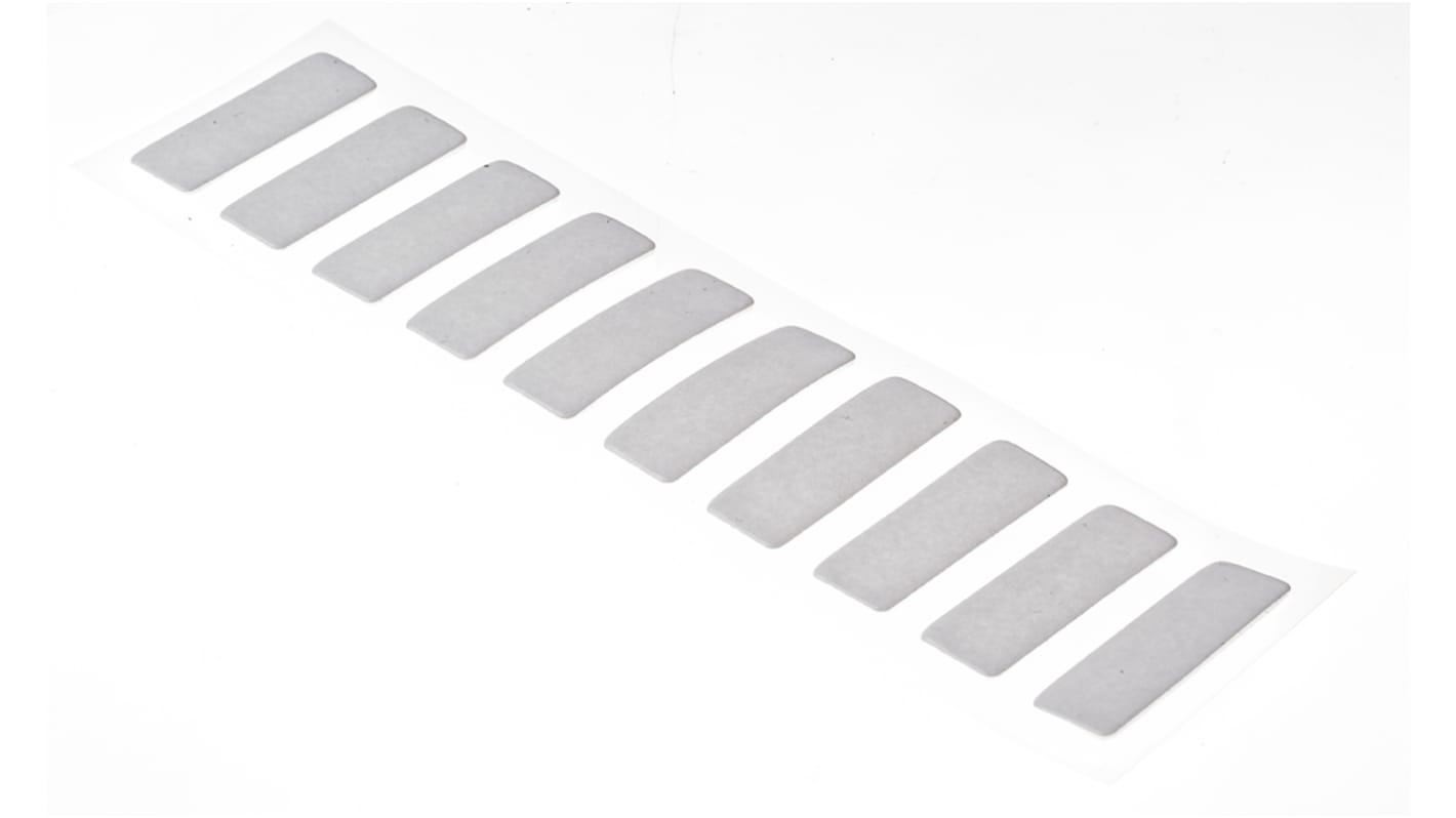 Hi-Bond 白色双面胶贴, 12mm宽 x 34mm长, 1.1mm厚, 35.8 N/cm粘合, VST 4110W