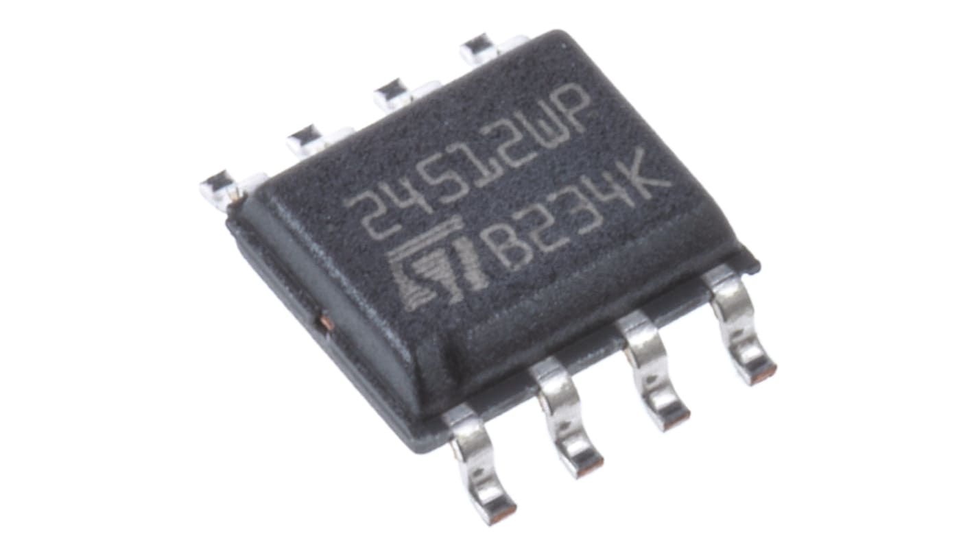 STMicroelectronics M24512-WMN6P, 512kbit Serial EEPROM Memory, 900ns 8 ...