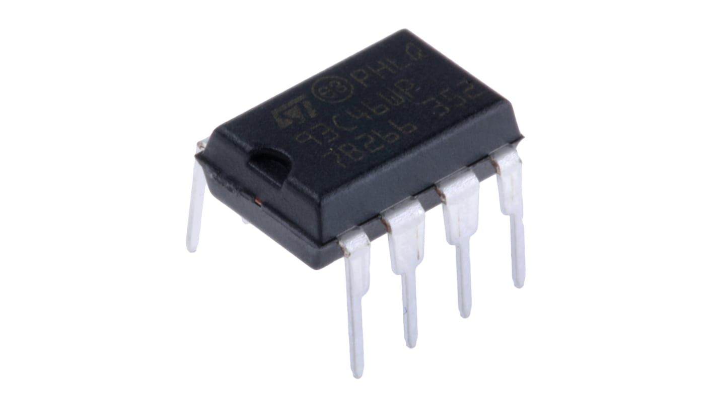Pamięć szeregowa EEPROM Otwór przezierny 1kbit 8-pinowy PDIP 128 x 8 bit, 64 x 16 bit