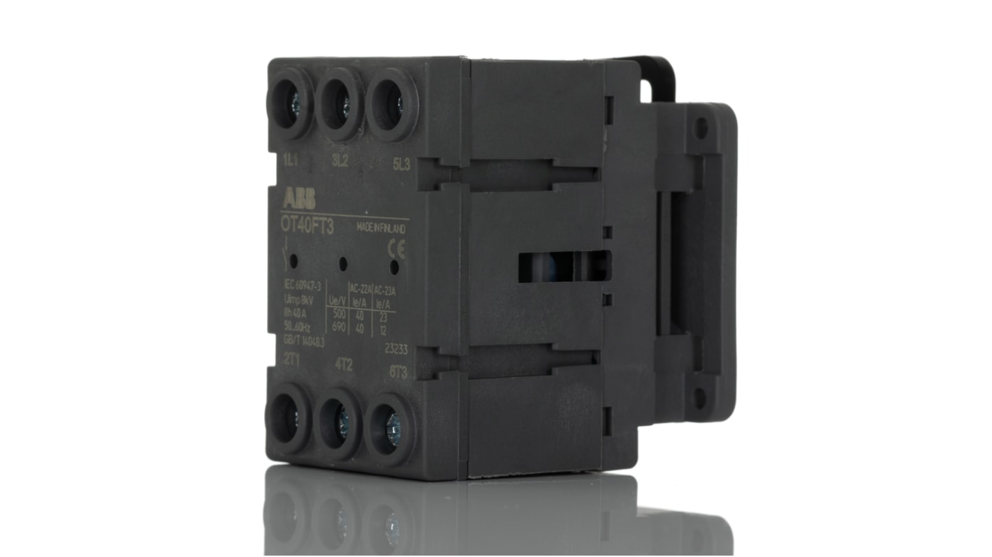 ABB Non Fused Isolator Switch, 3P Pole, 40A Max Current