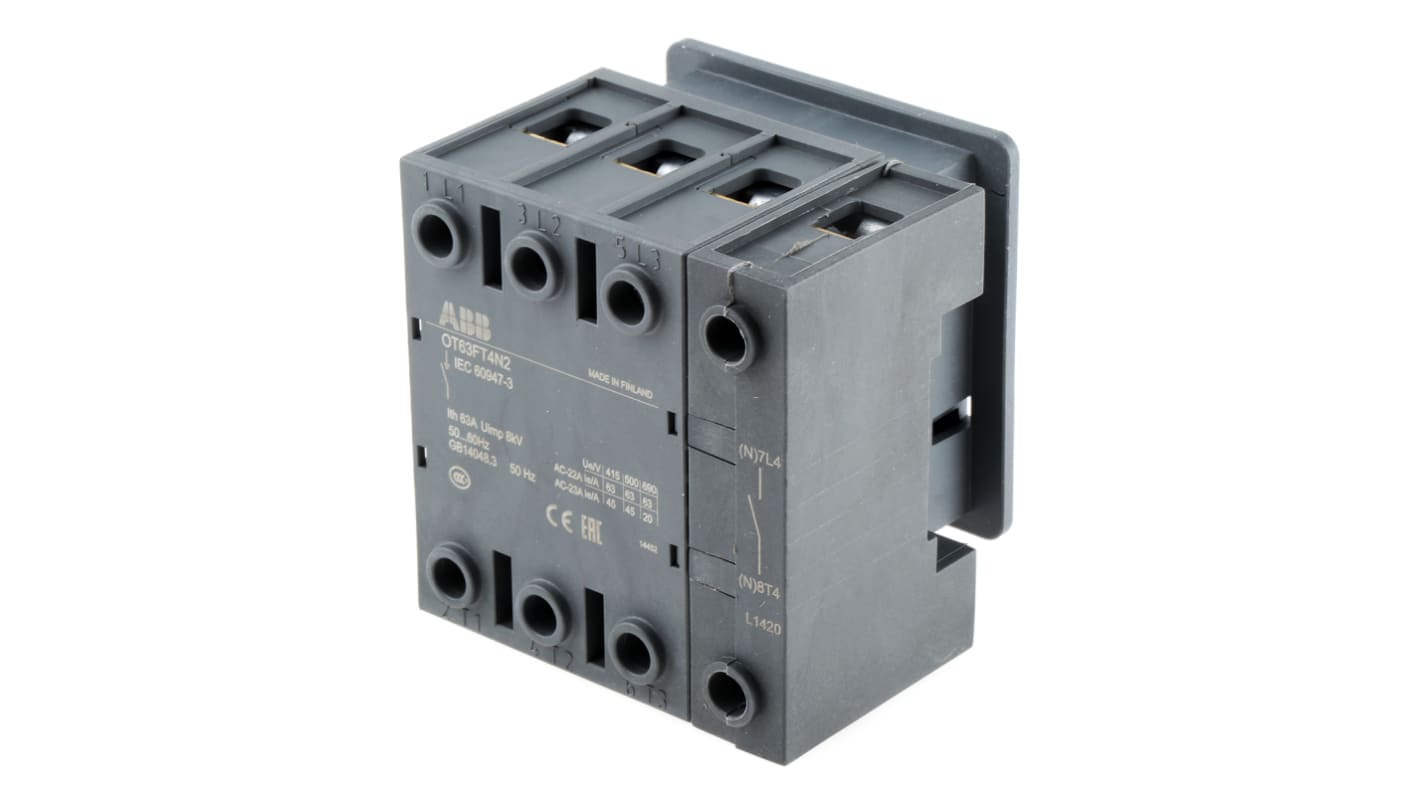 Izolační spínač, řada: OT 4P 63A 22kW IP20