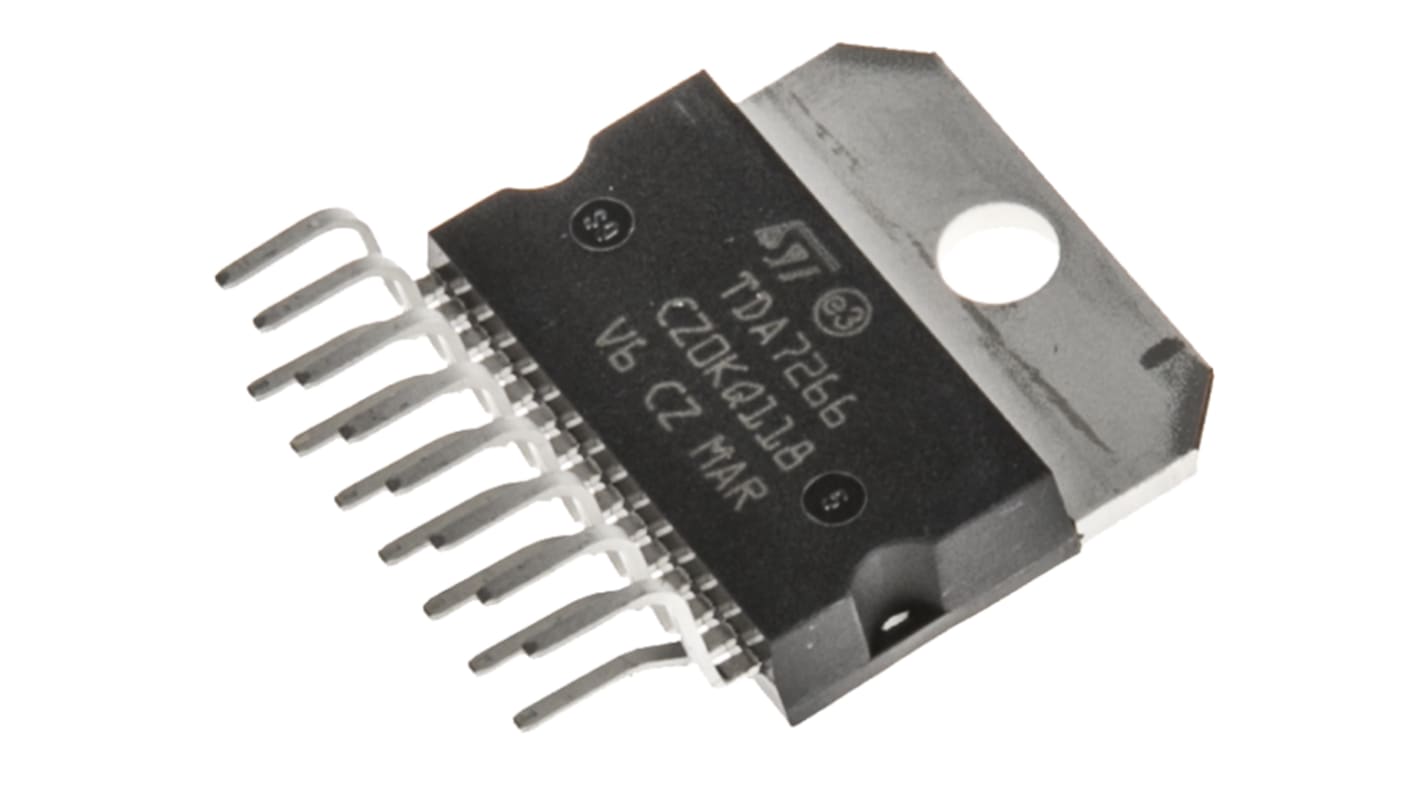 STMicroelectronics,7W, 15-Pin MULTIWATT V TDA7266