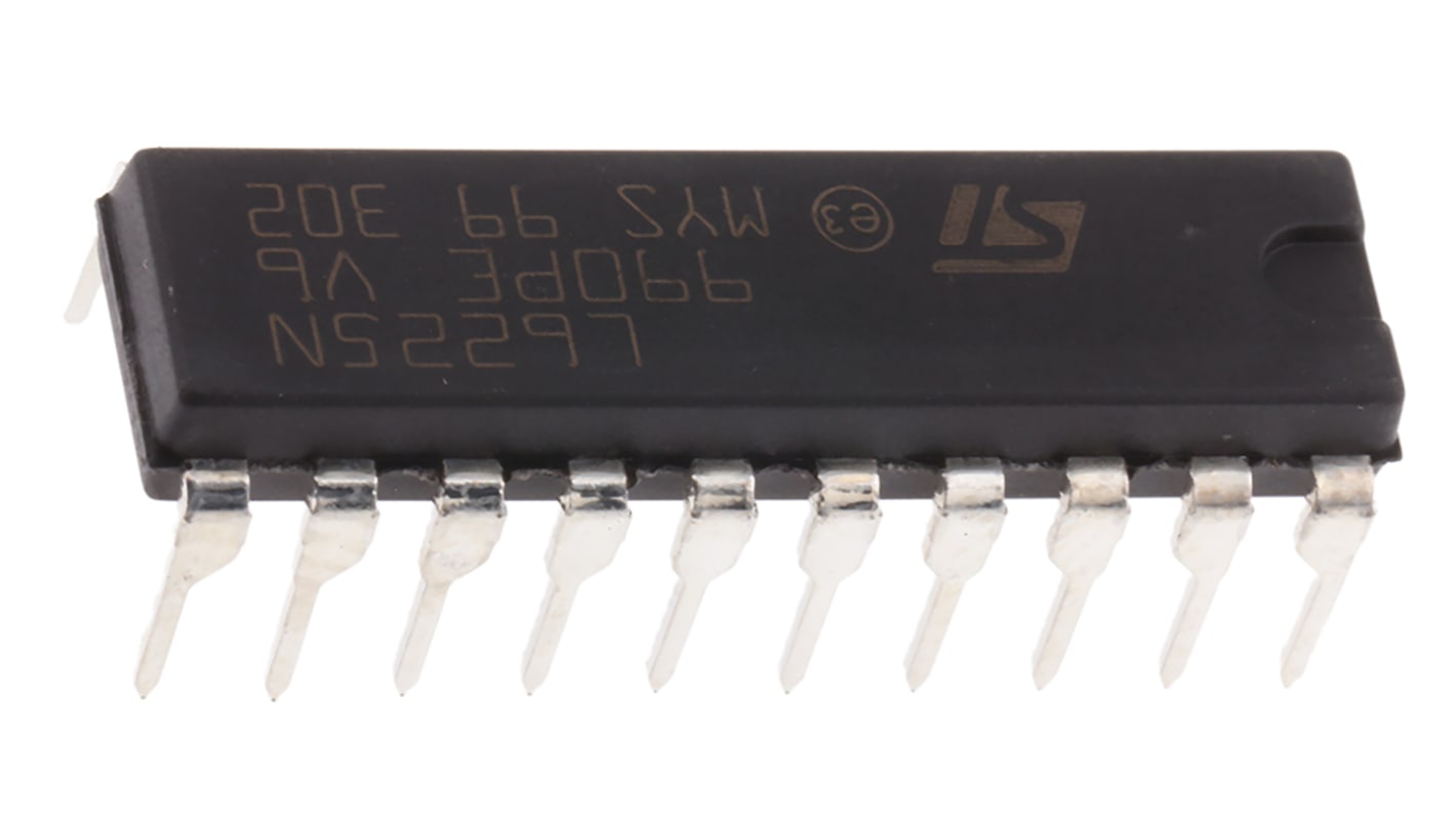 STMicroelectronics 直流有刷电机驱动芯片, 双全桥接输出, 通孔安装, PDIP封装