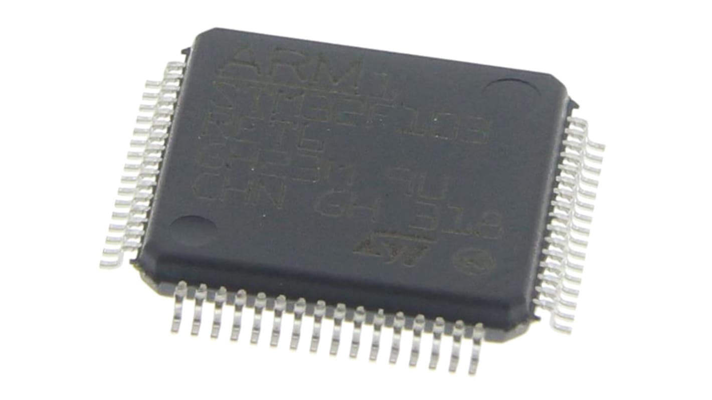 Microcontrôleur, 32bit, 64 Ko RAM, 512 Ko, 72MHz, LQFP 64, série STM32F1