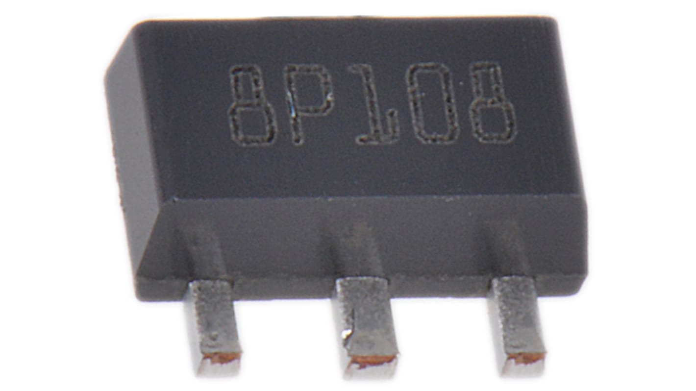 STMicroelectronics 线性稳压芯片, 24 V输出, 100mA最大输出, 单路输出, SOT-89, 3针, 贴片安装, 0 °C→+150 °C, ±5%精度