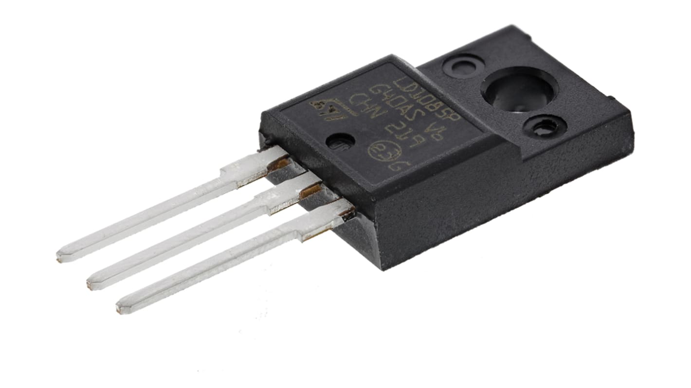 STMicroelectronics Spannungsregler 3A, 1 Niedrige Abfallspannung TO-220FP, 3-Pin, Einstellbar