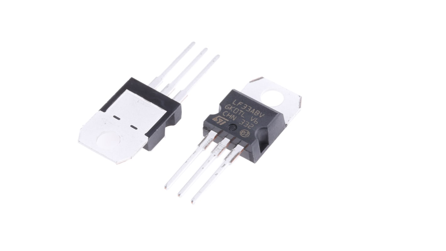 STMicroelectronics Spannungsregler 500mA, 1 Niedrige Abfallspannung TO-220, 3-Pin, Fest