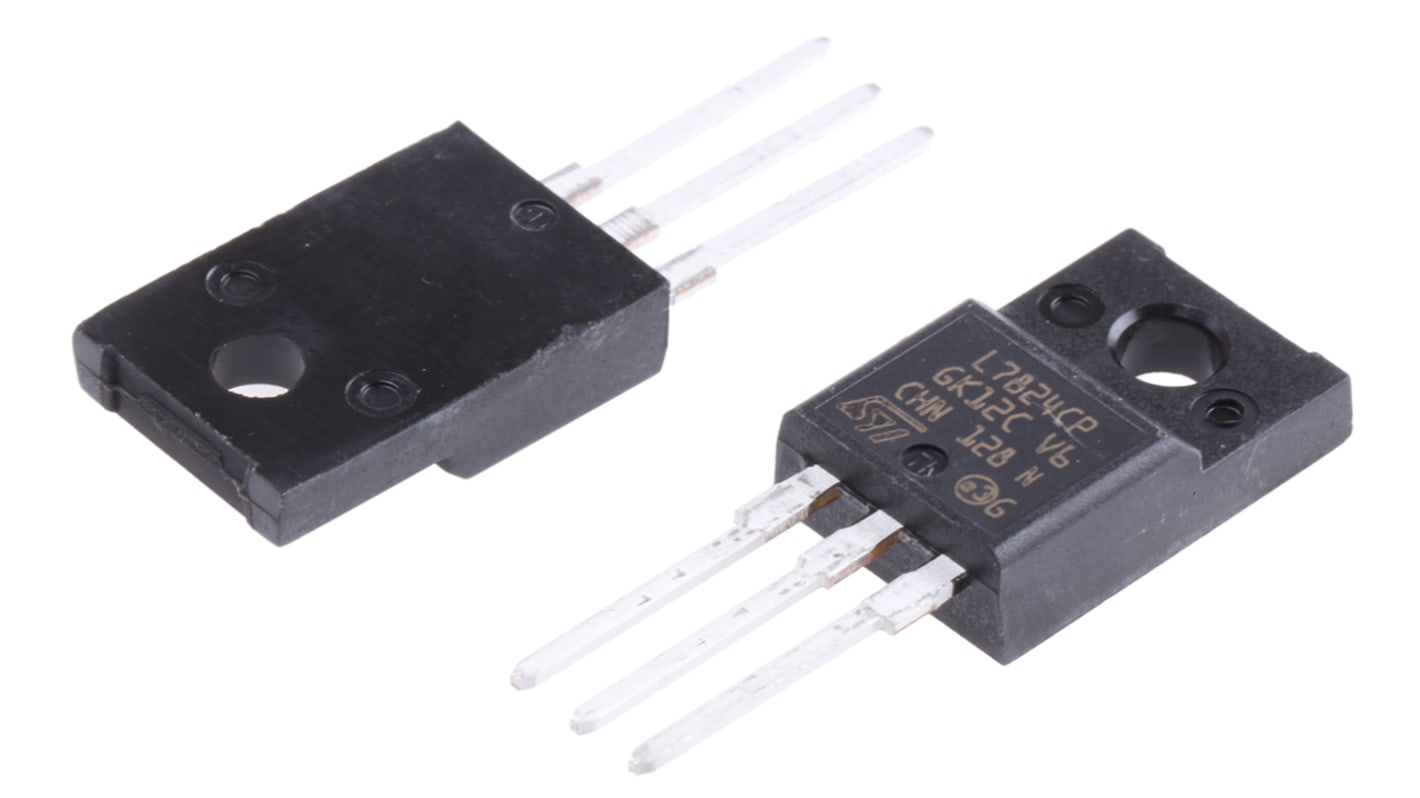 STMicroelectronics L7824CP, 1 Linear Voltage, Voltage Regulator 1.5A, 24 V 3-Pin, TO-220FP