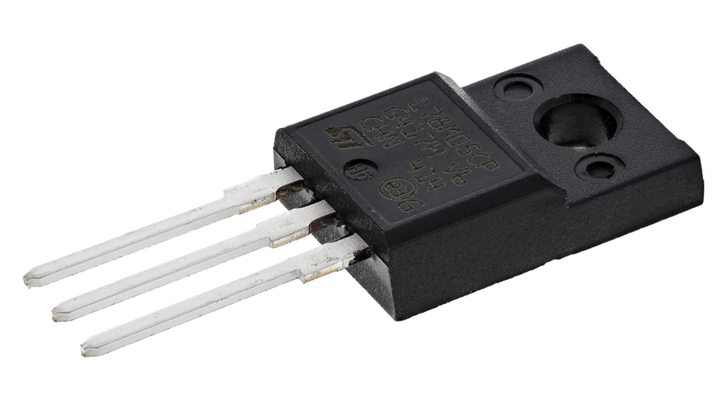 STMicroelectronics L78M05CP, 1 Linear Voltage, Voltage Regulator 500mA, 5 V 3-Pin, TO-220FP