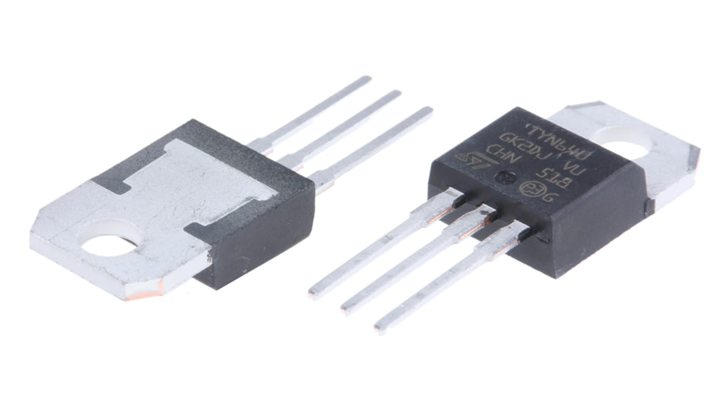 STMicroelectronics 可控硅, SCR, TO-220AB, 通孔安装, 最大栅极触发电流35mA