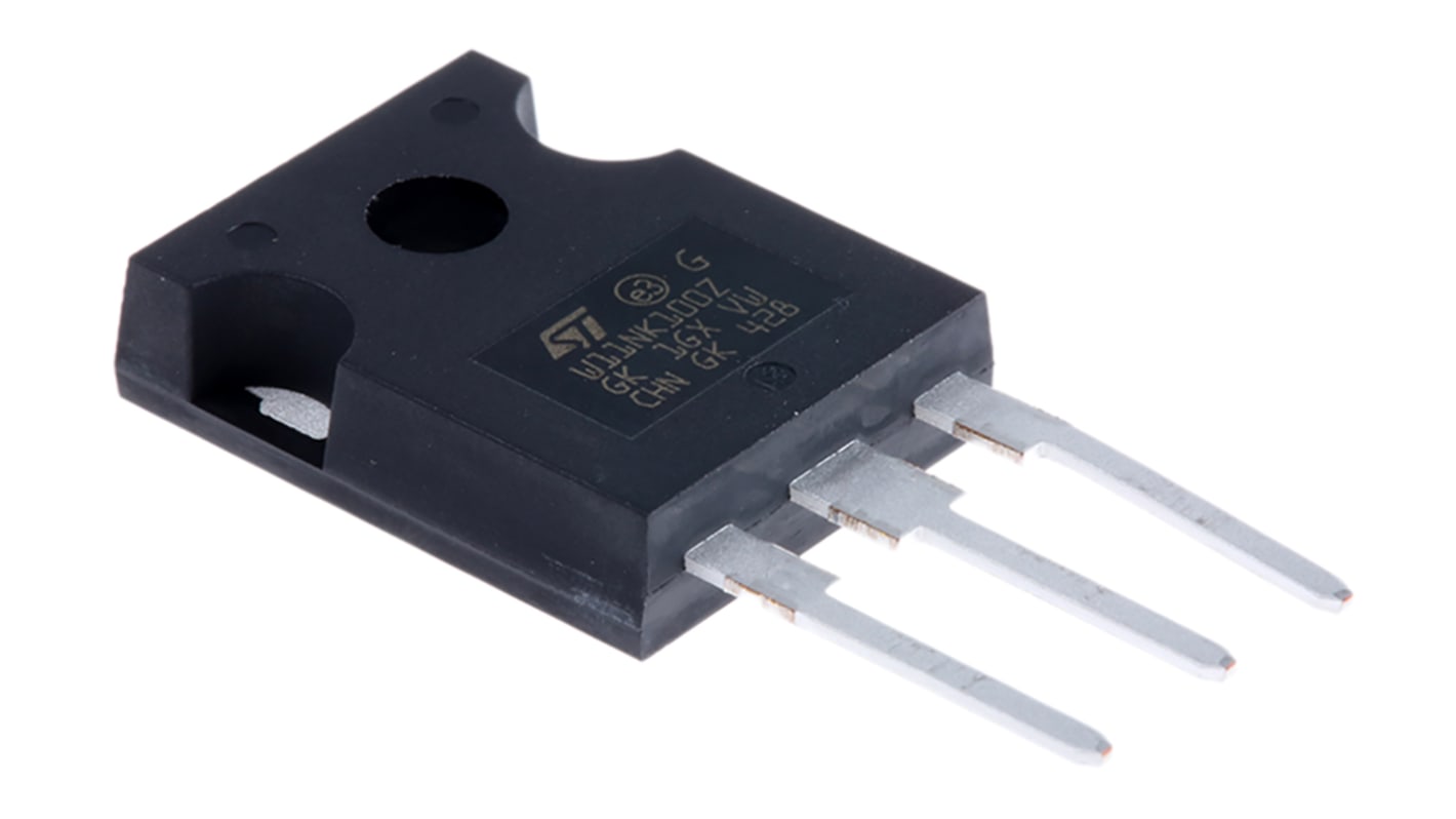 STMicroelectronics MDmesh, SuperMESH N-Channel MOSFET, 8.3 A, 1000 V, 3-Pin TO-247 STW11NK100Z