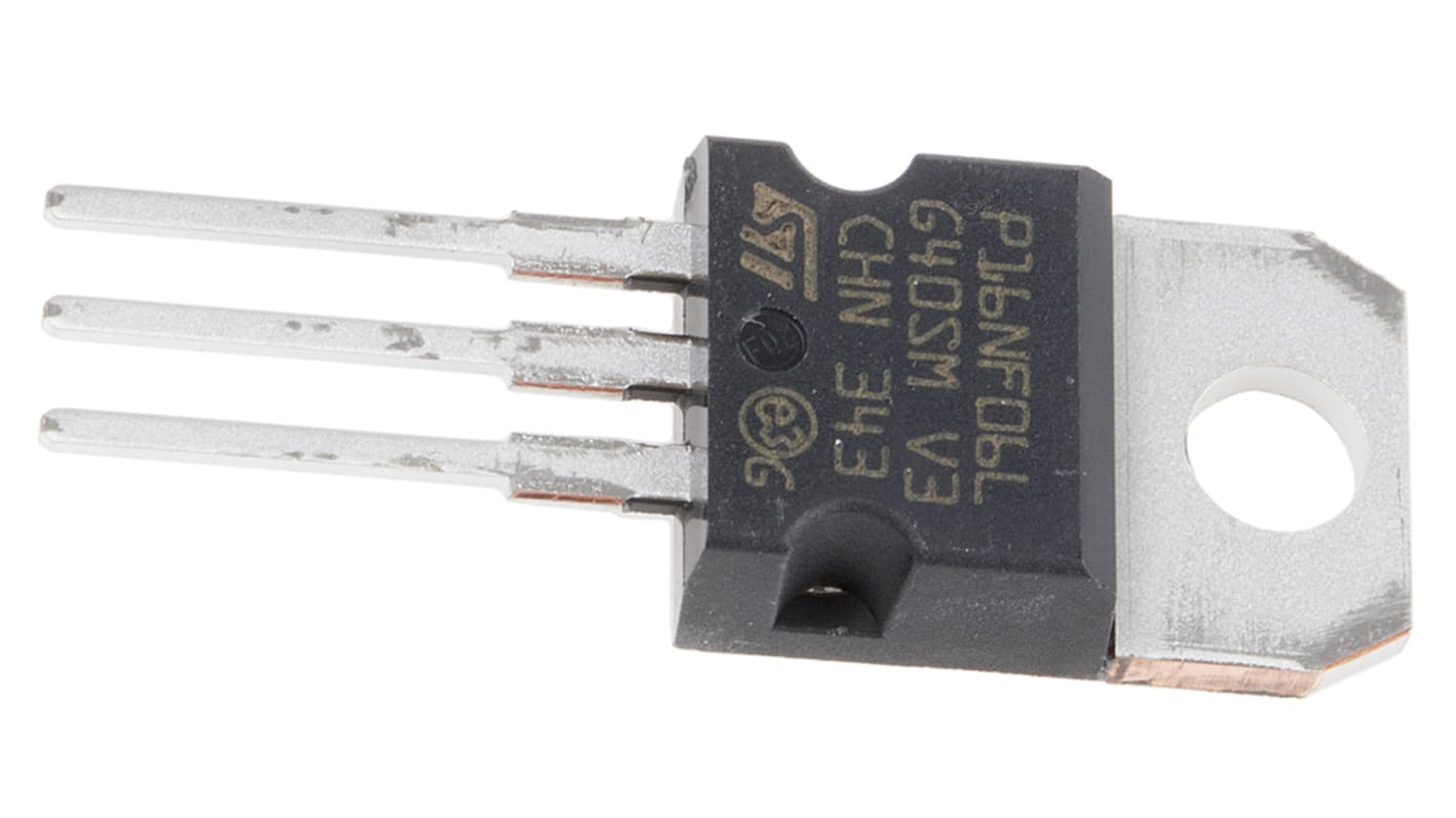 STMicroelectronics STripFET N-Channel MOSFET, 16 A, 60 V, 3-Pin TO-220 STP16NF06L