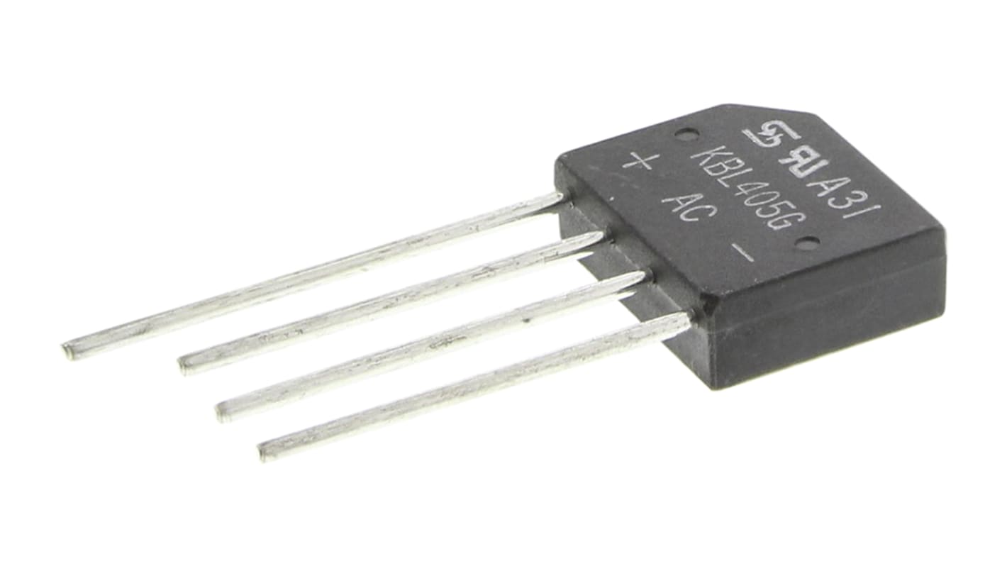 Taiwan Semiconductor Bridge Rectifier, 4A, 600V, 4-Pin