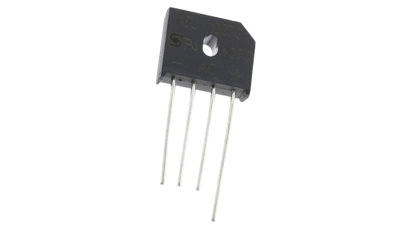 Taiwan Semiconductor Bridge Rectifier, 10A, 1000V, 4-Pin