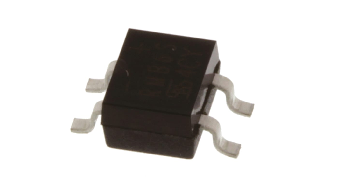 Taiwan Semiconductor Brückengleichrichter, 1-phasig 800mA 600V SMD 1V MBS 4-Pin 5μA