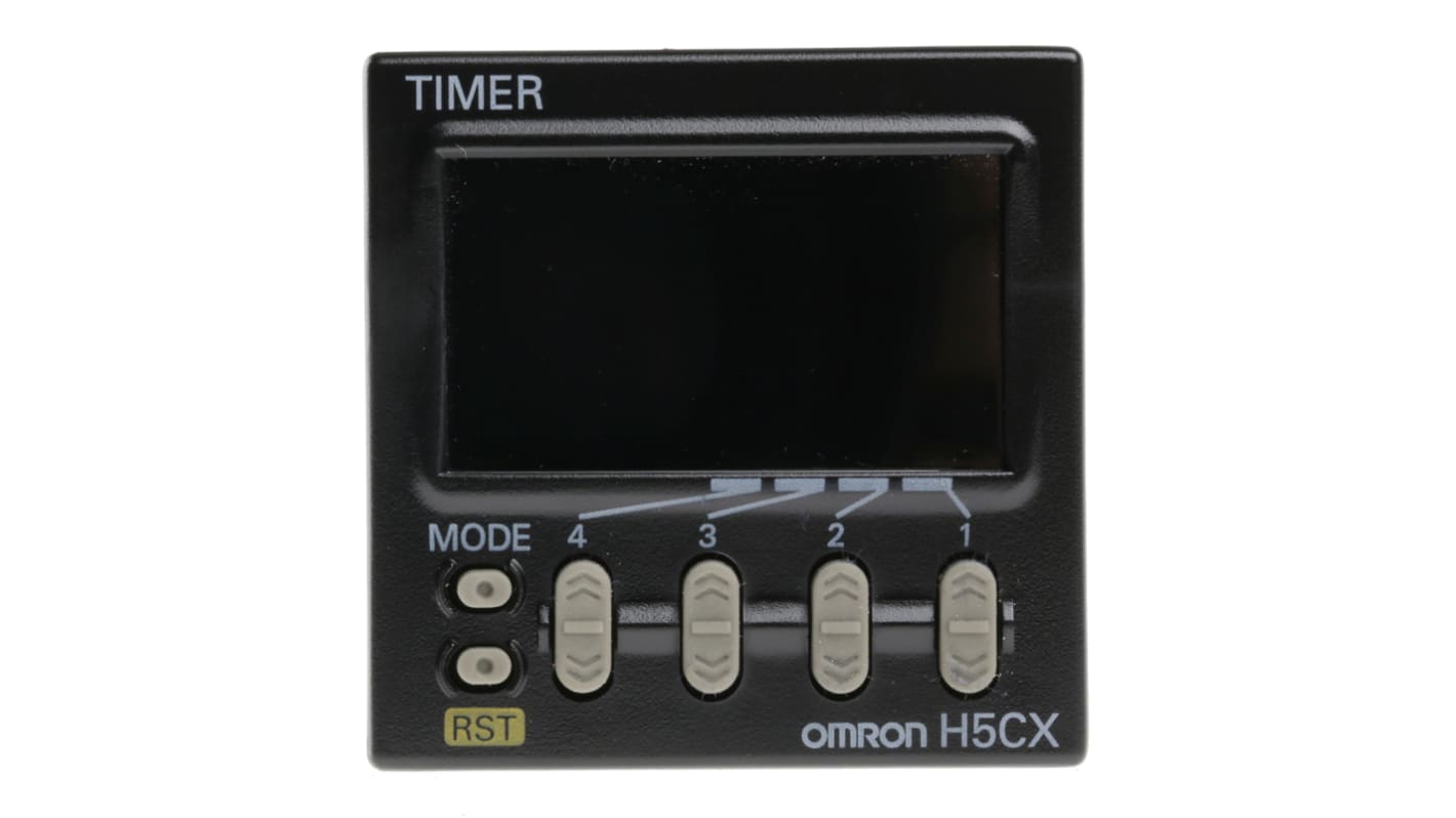 Timer Relay Omron, intervallo 0.001 s → 9999h, 1 poli, A pannello