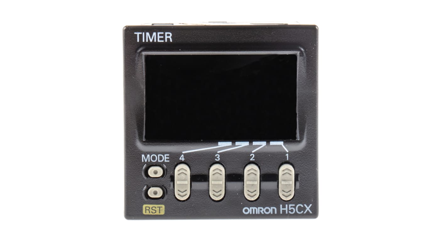 Timer Relay Omron, intervallo 0.001 s → 9999h, 1 poli, A pannello