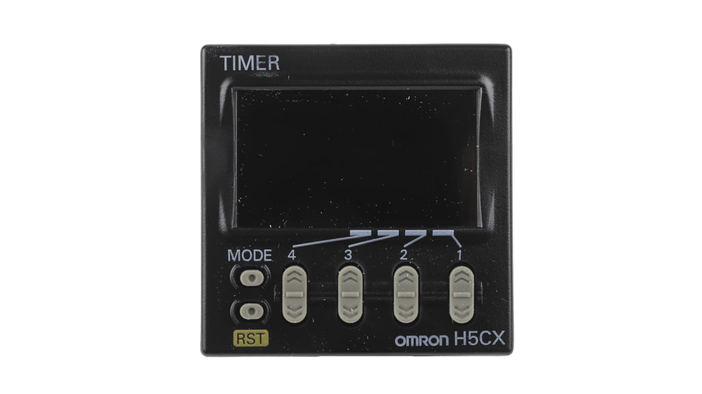 Omron 12 → 24V ac/dc Timer Relay, Multi-funktions timerfunktioner Panelmontering