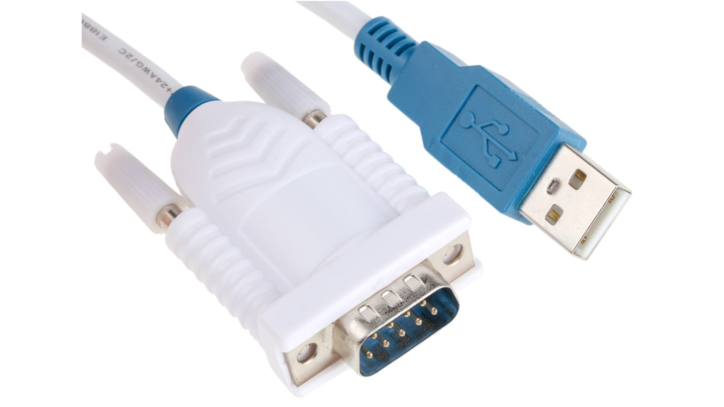 FTDI Chip RS232 USB A Female to D-sub, 9 Pin Male Converter Cable