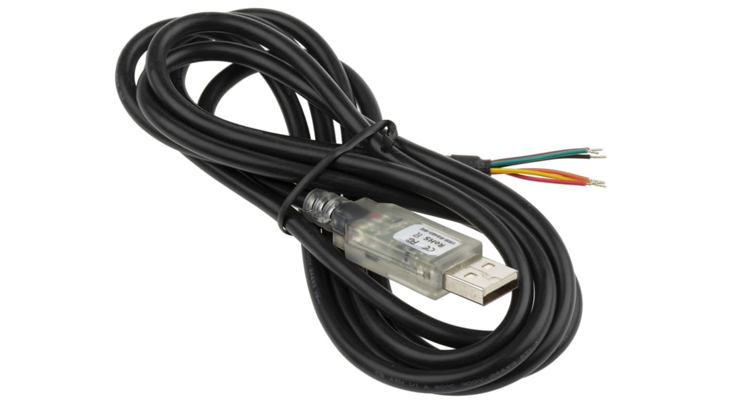 FTDI Chip RS485 USB A Male to Cable End Converter Cable