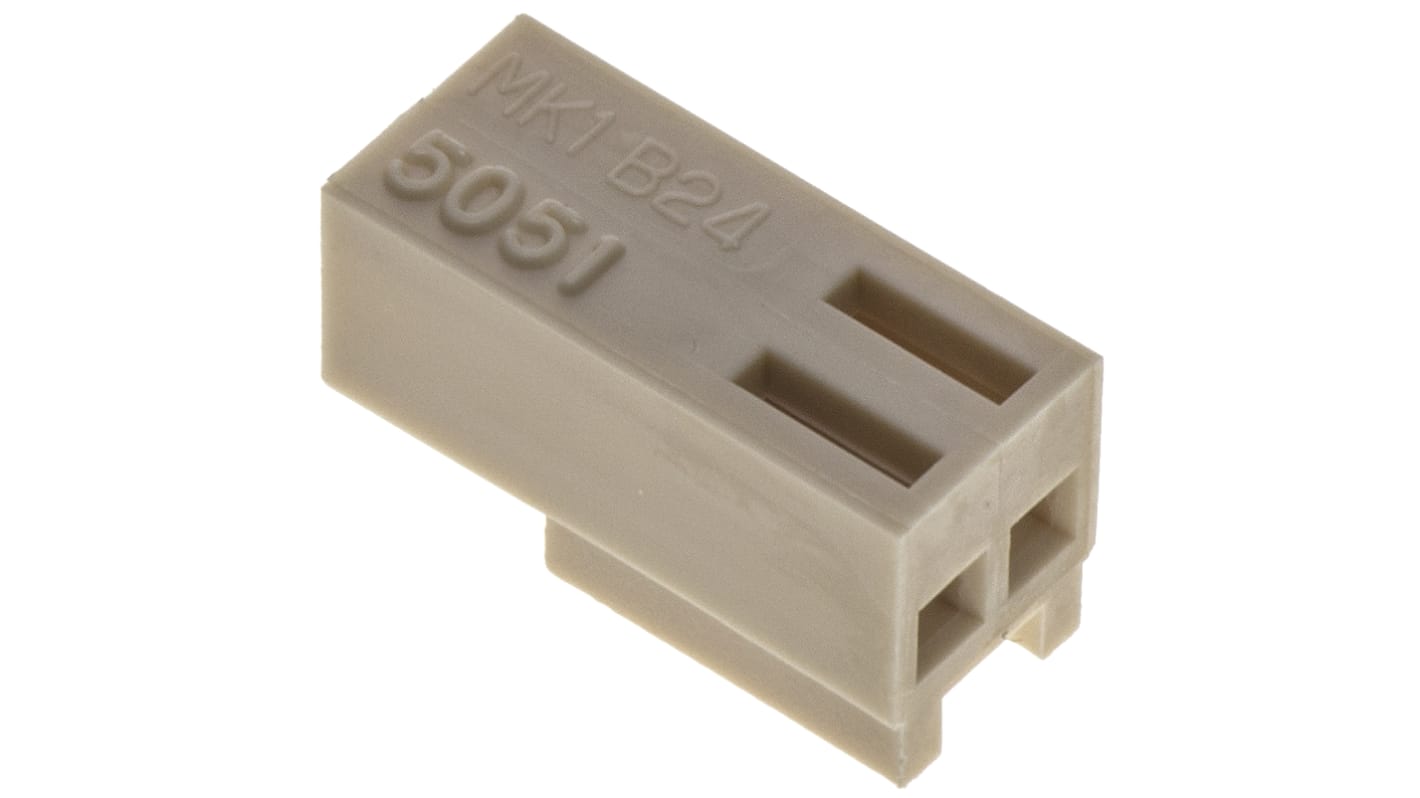 Molex, KK Female Connector Housing, 2.5mm Pitch, 2 Way, 1 Row