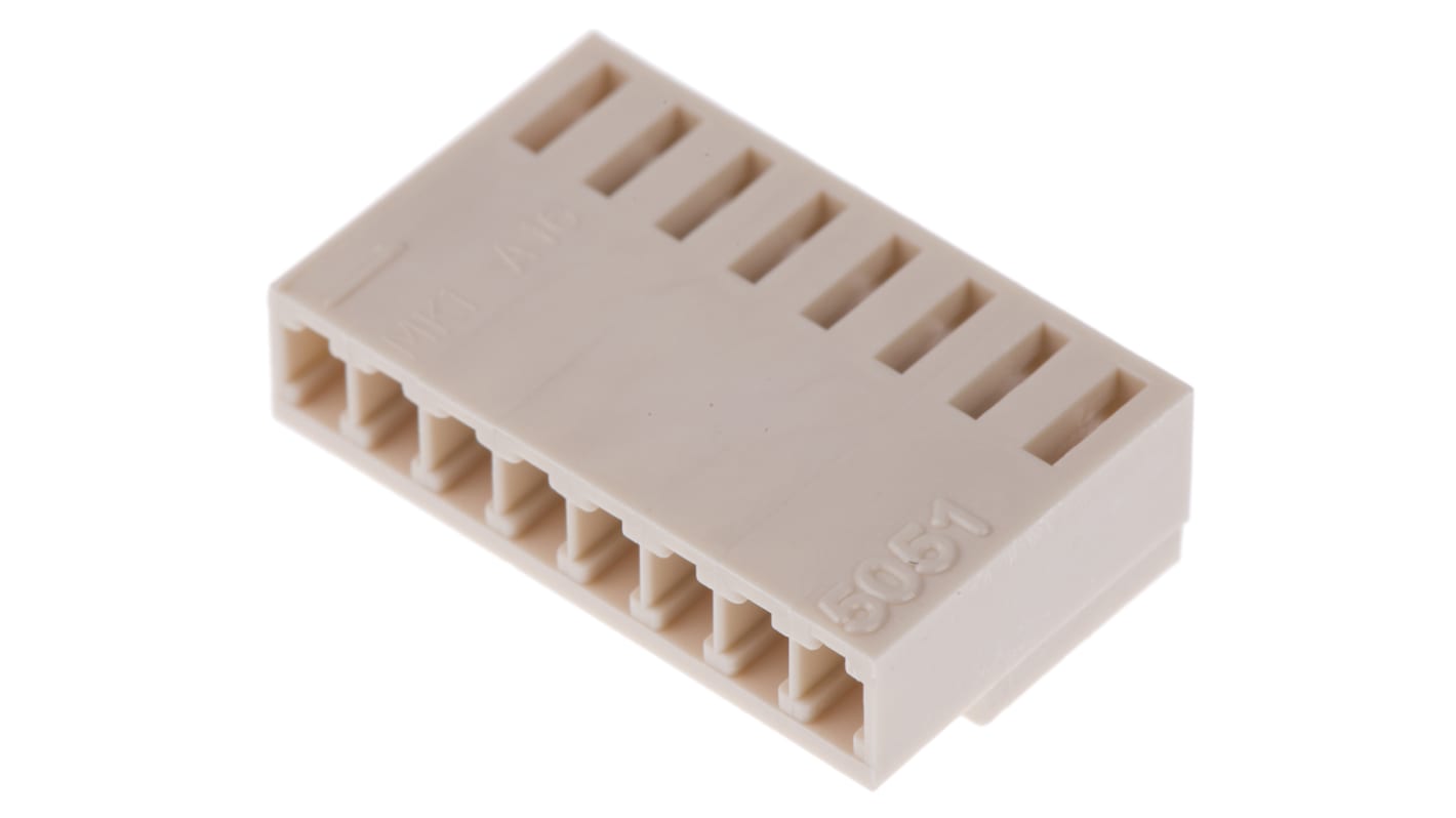Molex, KK Female Connector Housing, 2.5mm Pitch, 8 Way, 1 Row