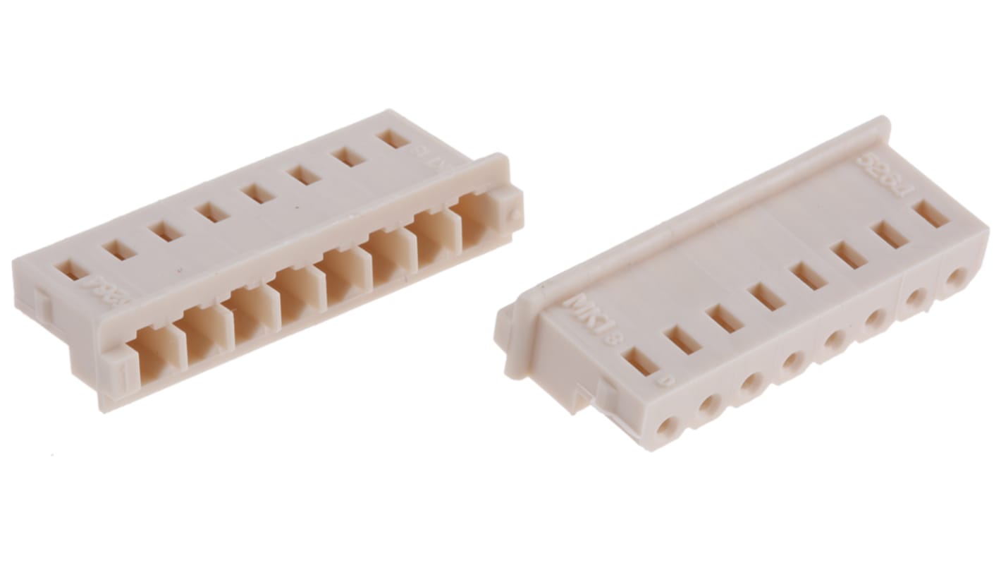 Molex, SPOX Female Connector Housing, 2.5mm Pitch, 8 Way, 1 Row