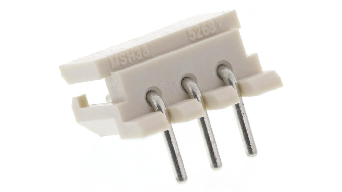 Embase pour CI Molex, SPOX, 3 pôles , 2.5mm 1 rangée, Angle droit