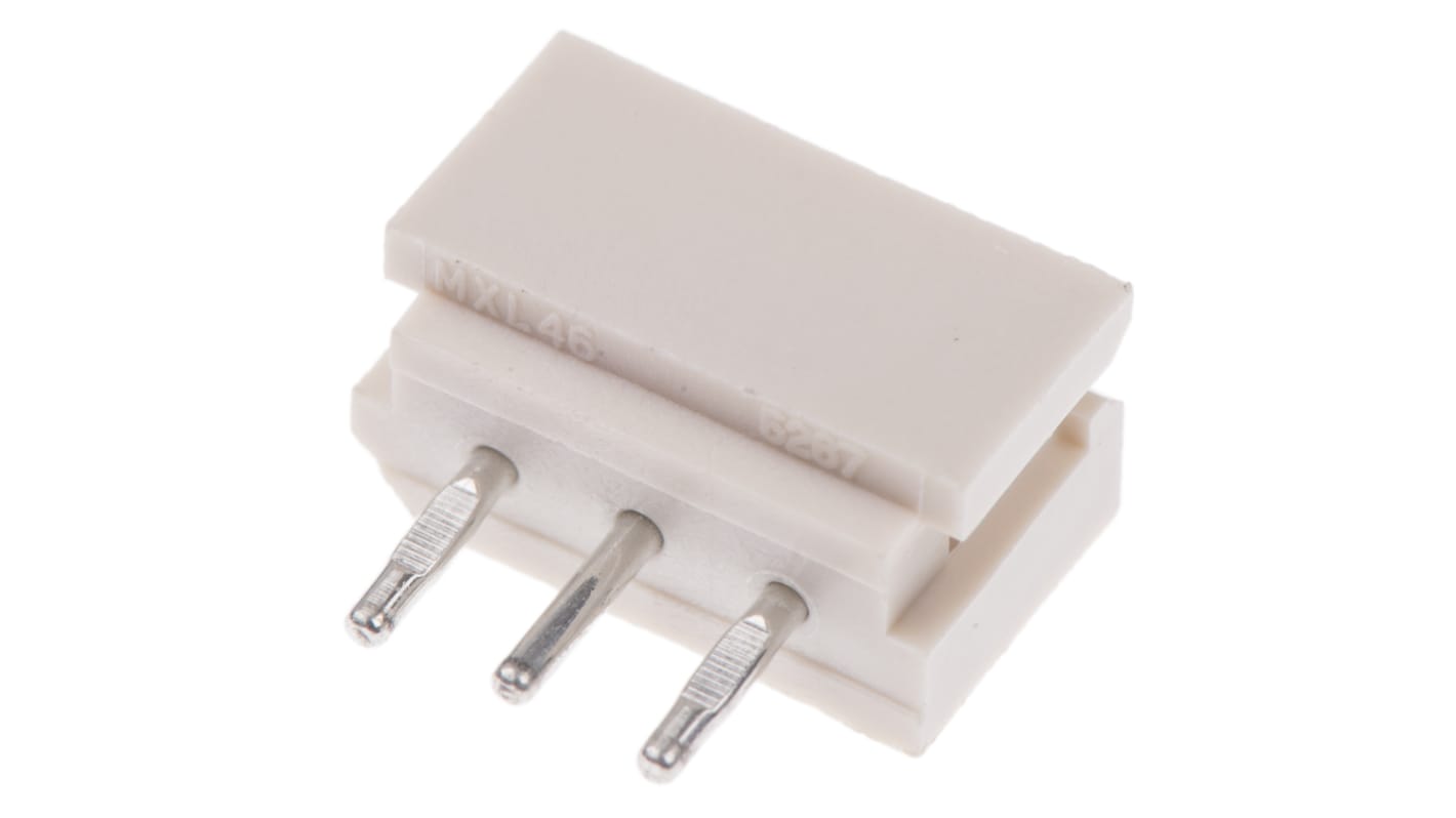 Molex SPOX Series Straight Through Hole PCB Header, 3 Contact(s), 2.5mm Pitch, 1 Row(s), Shrouded