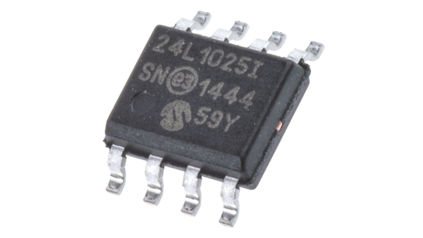 Pamięć szeregowa EEPROM Montaż powierzchniowy 1Mbit 8-pinowy SOIC 128 x 8 bitów