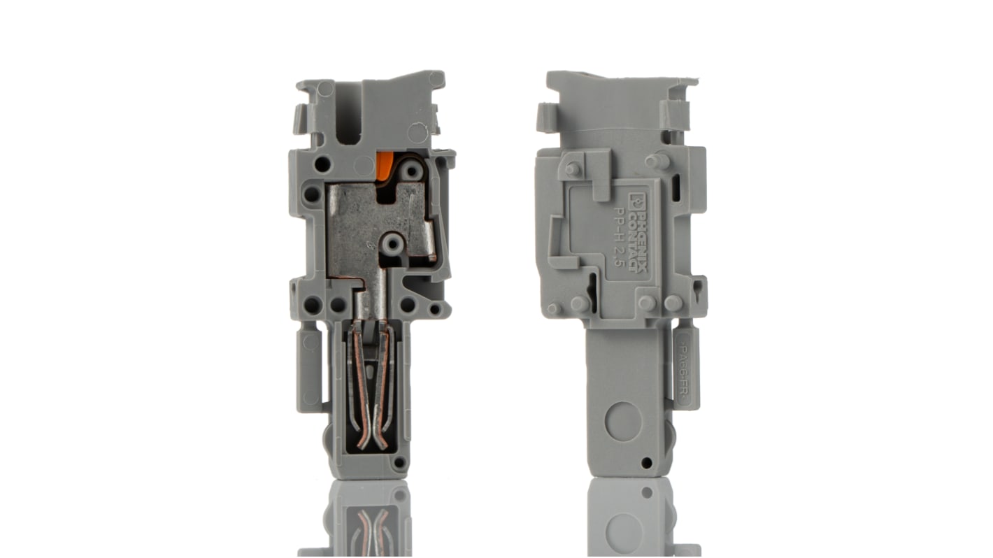 Phoenix Contact 5.2mm Pitch 1 Way Pluggable Terminal Block, Plug, Push In Termination