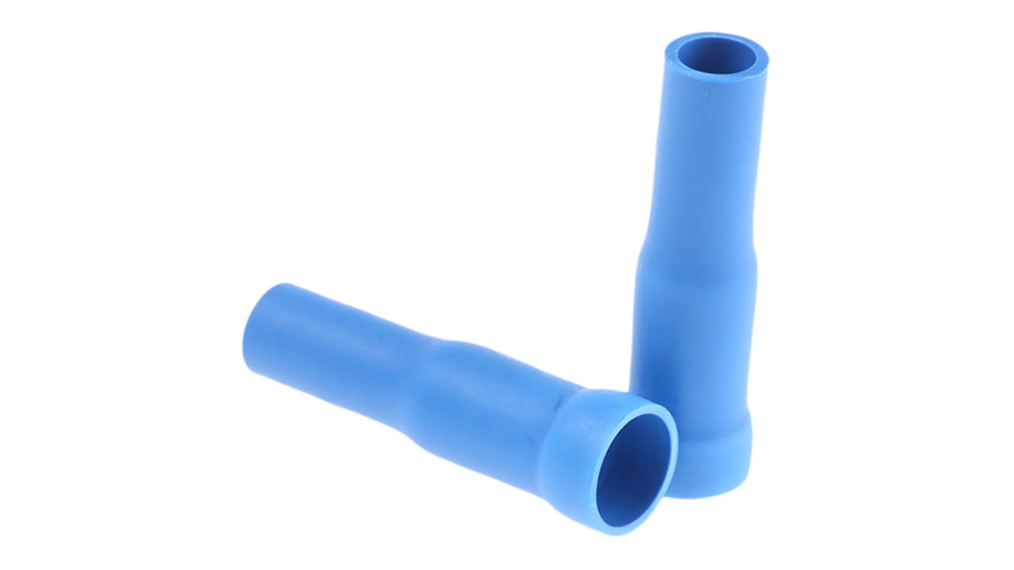 Capocorda bullet a crimpare JST, Femmina, diam. 4mm, 1mm² - 2.6mm², Blu