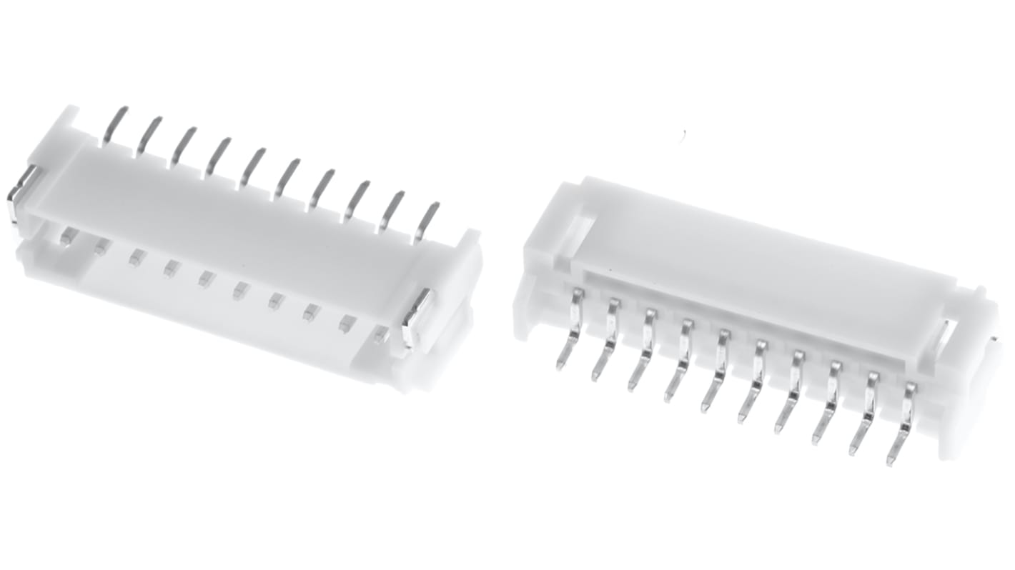 File di contatti PCB JST, 10 vie, 1 fila, passo 2.0mm
