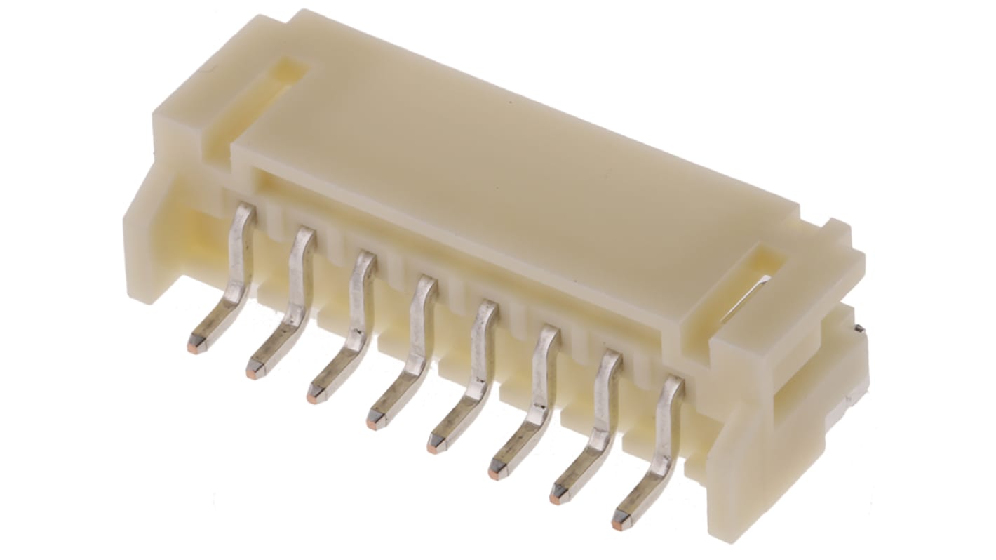 File di contatti PCB JST, 8 vie, 1 fila, passo 2.0mm