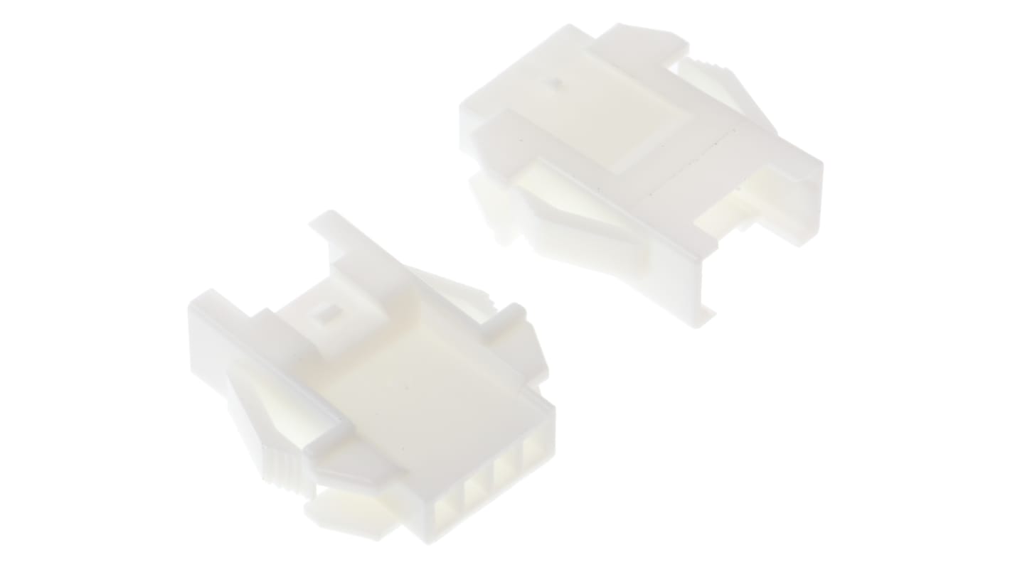 JST Female Connector Housing, 4 Way, 1 Row