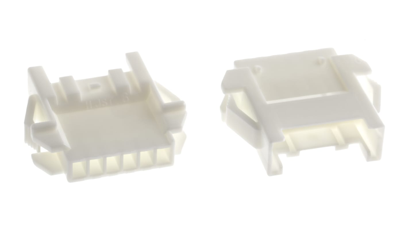 JST Female Connector Housing, 6 Way, 1 Row