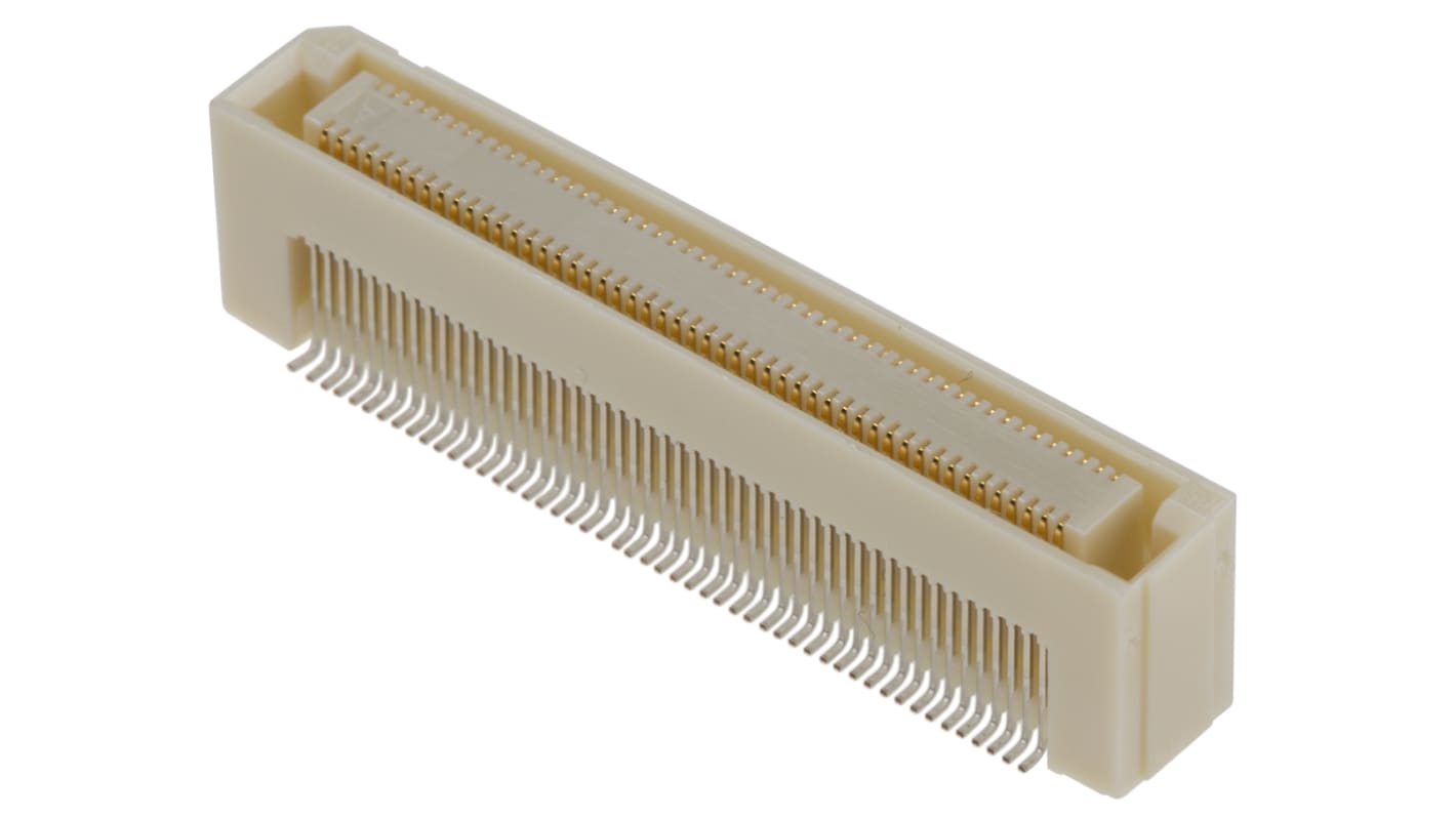 Gniazdo PCB 100 -pinowe 2 -rzędowe raster: 0.6mm typu płytka – płytka Proste SMD